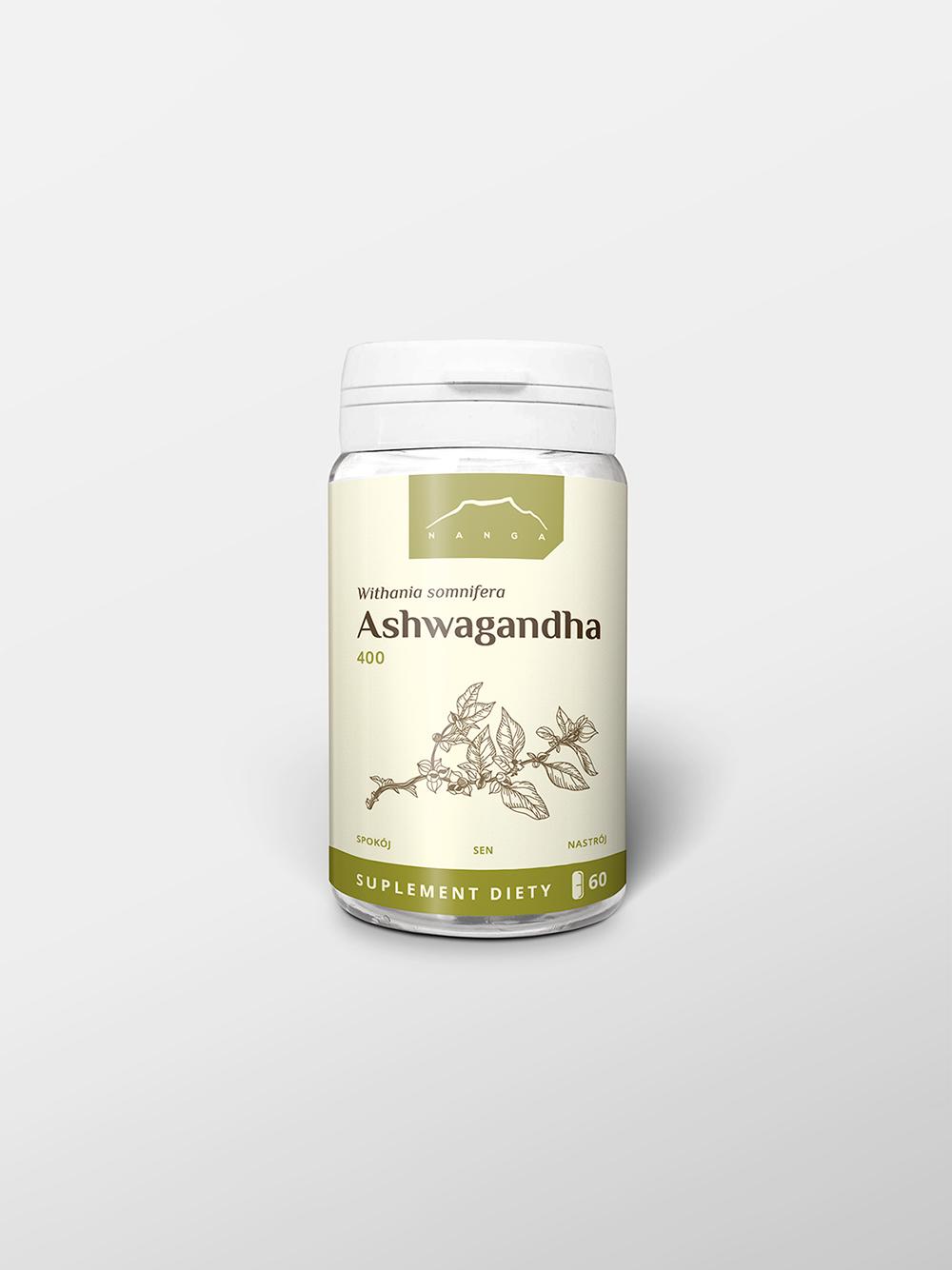 Ashwagandha kapsułki x 400 mg