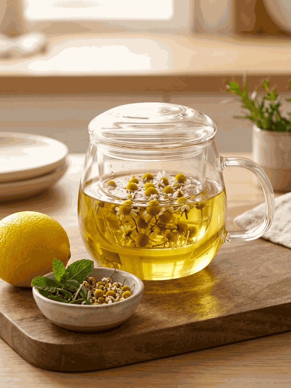 Kubek szklany z zaparzaczem  015-0107