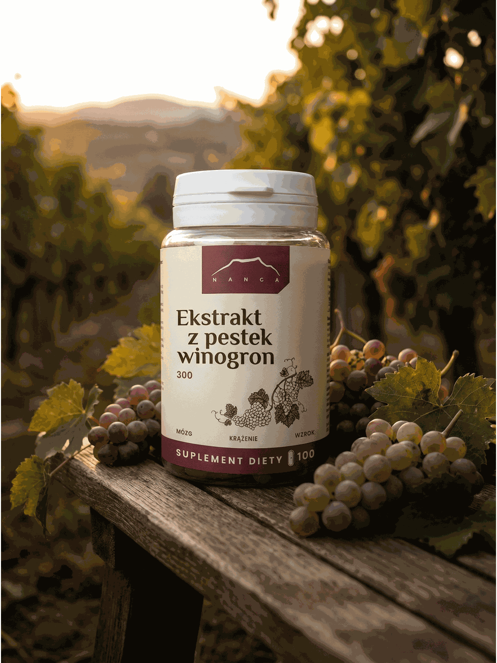 Ekstrakt z pestek winogron OPC kapsułki 300 mg