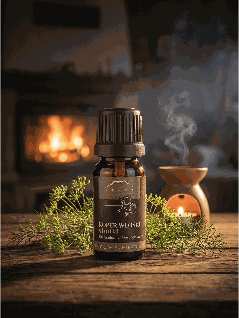Olejek z kopru włoskiego (słodki) 100% eteryczny Nanga