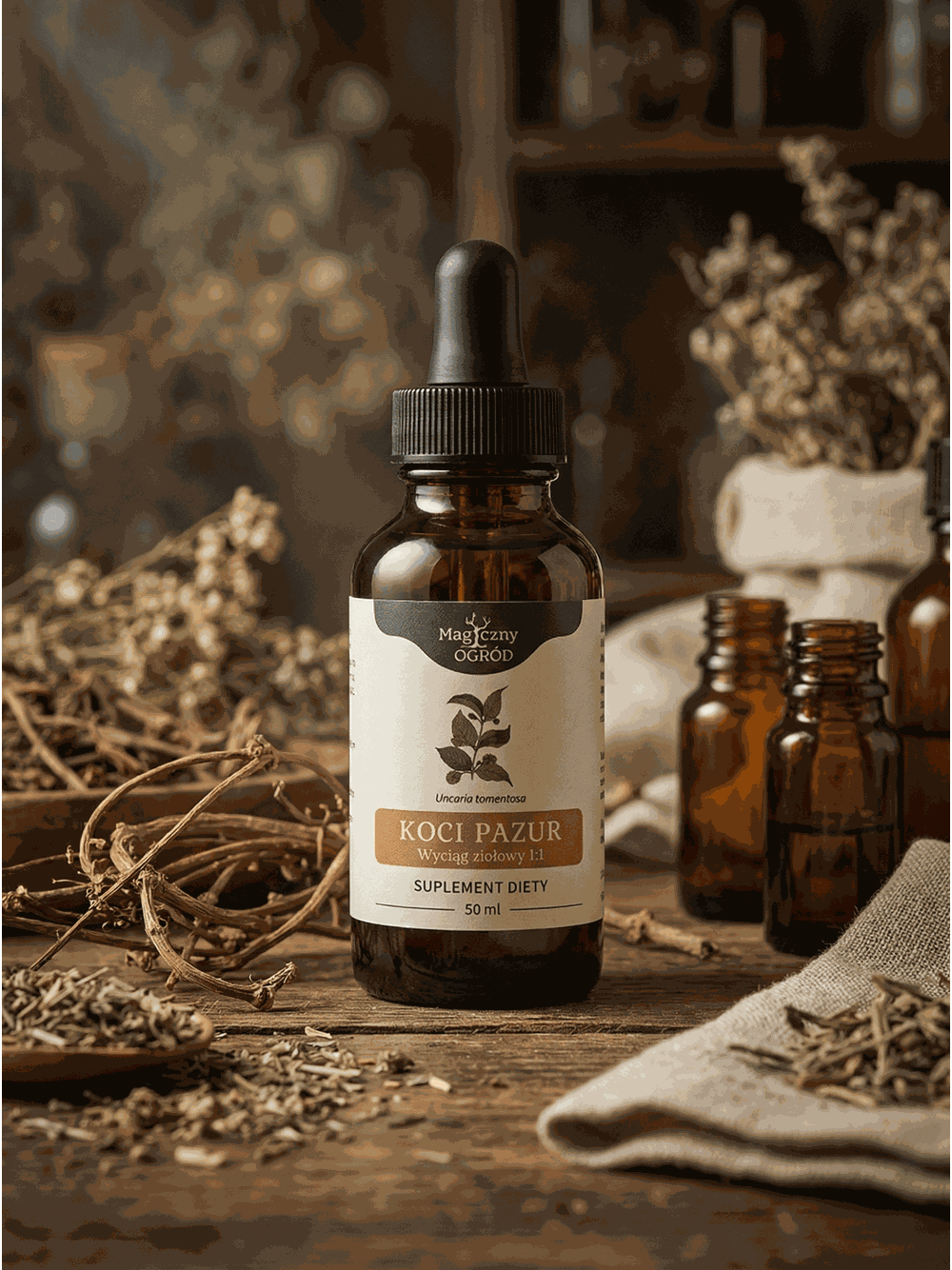 Koci pazur krople (vilcacora) nalewka 1:1