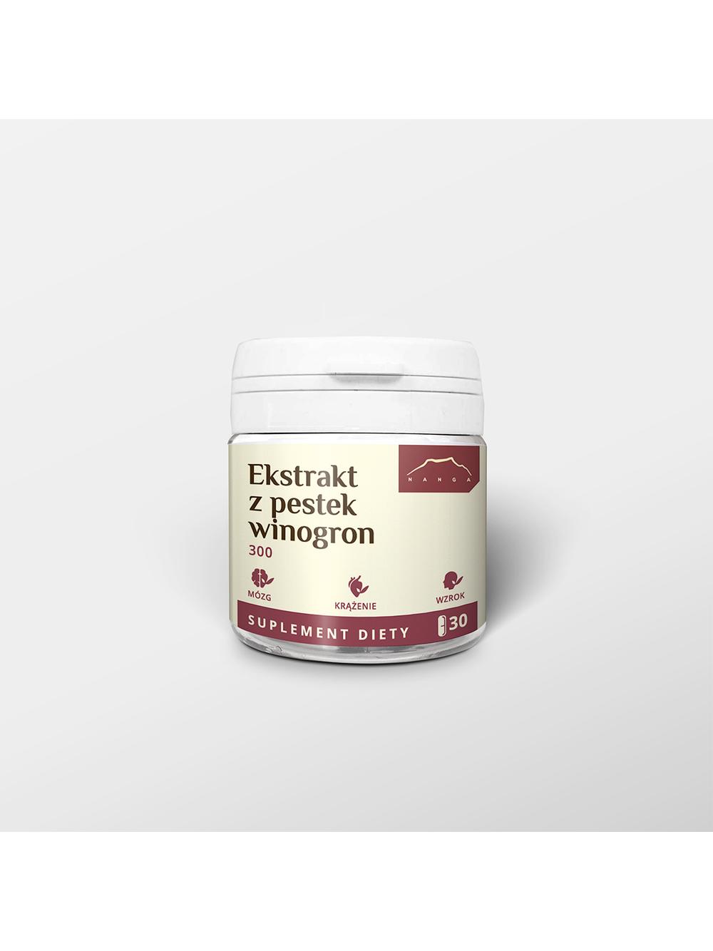 Ekstrakt z pestek winogron OPC kapsułki 300 mg