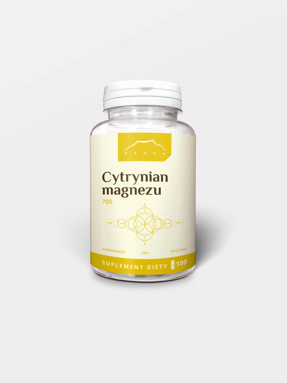 Cytrynian magnezu 100 kapsułek x 700mg