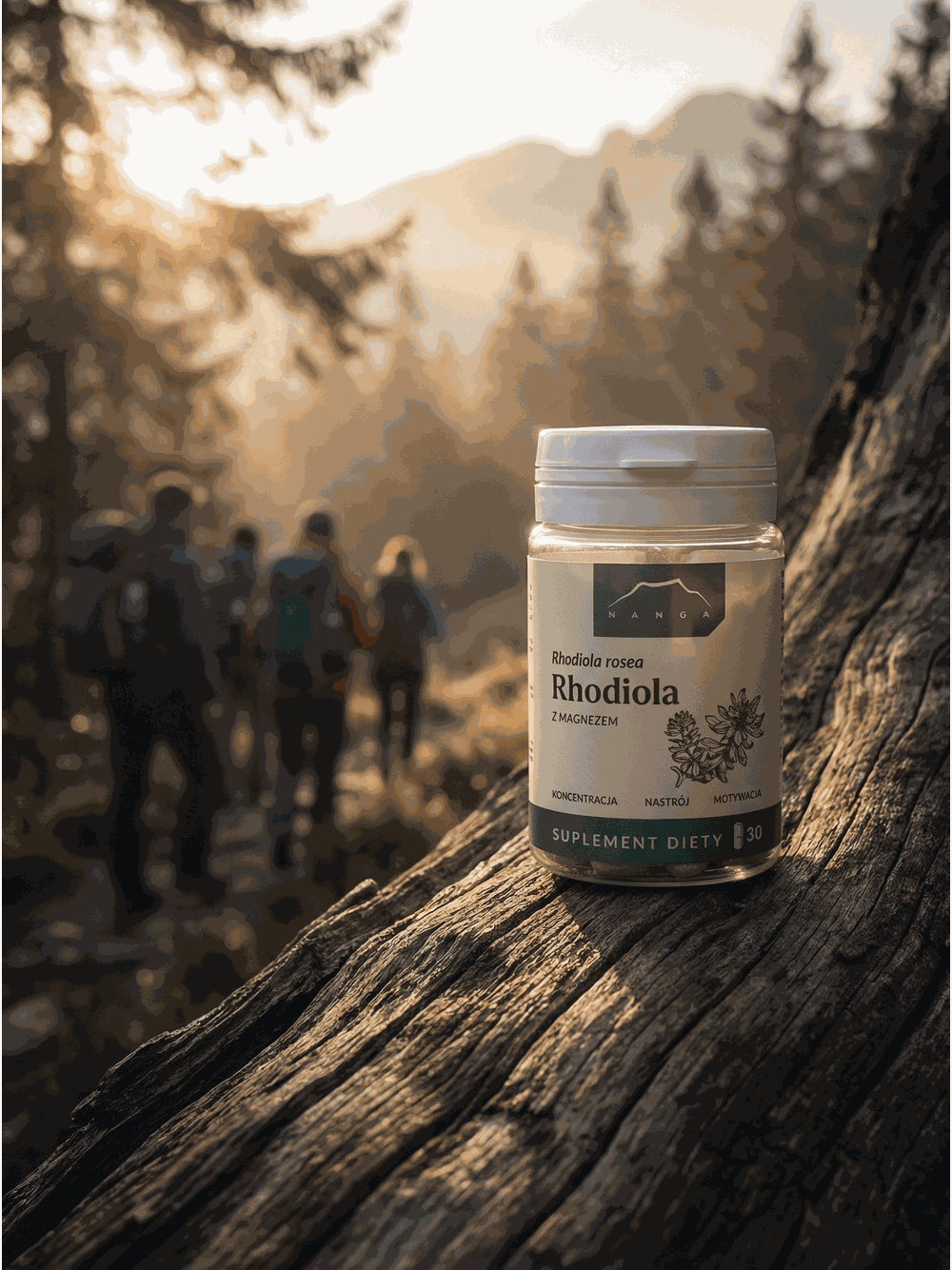 Rhodiola z magnezem kapsułki  x 550 mg