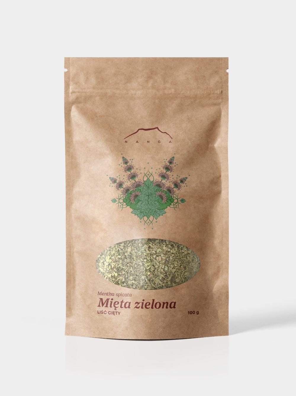 Mięta zielona spearmint liść