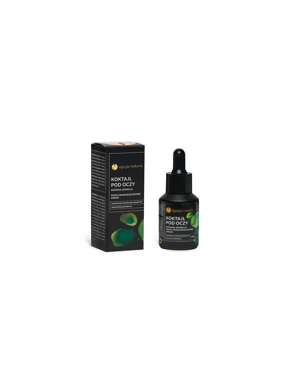 Koktajl pod oczy przeciwzmarszczkowe serum Opcja Natura 30 ml