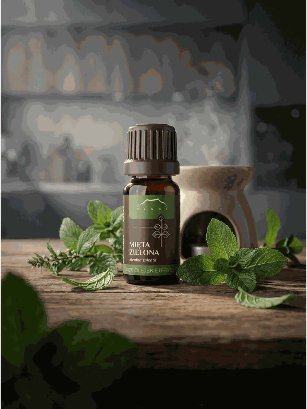 Olejek z mięty zielonej 100% eteryczny Nanga