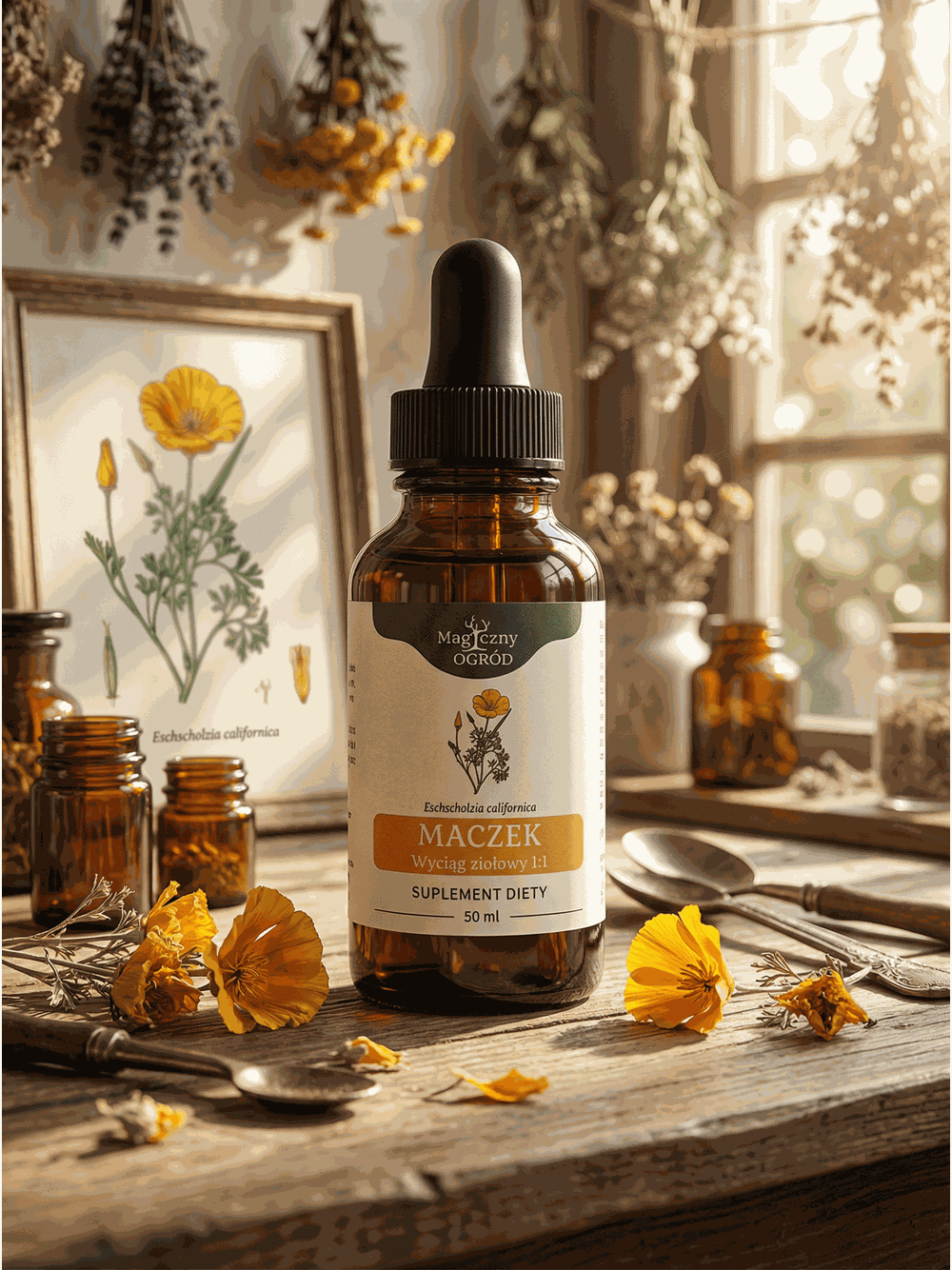 Maczek kalifornijski nalewka 1:1