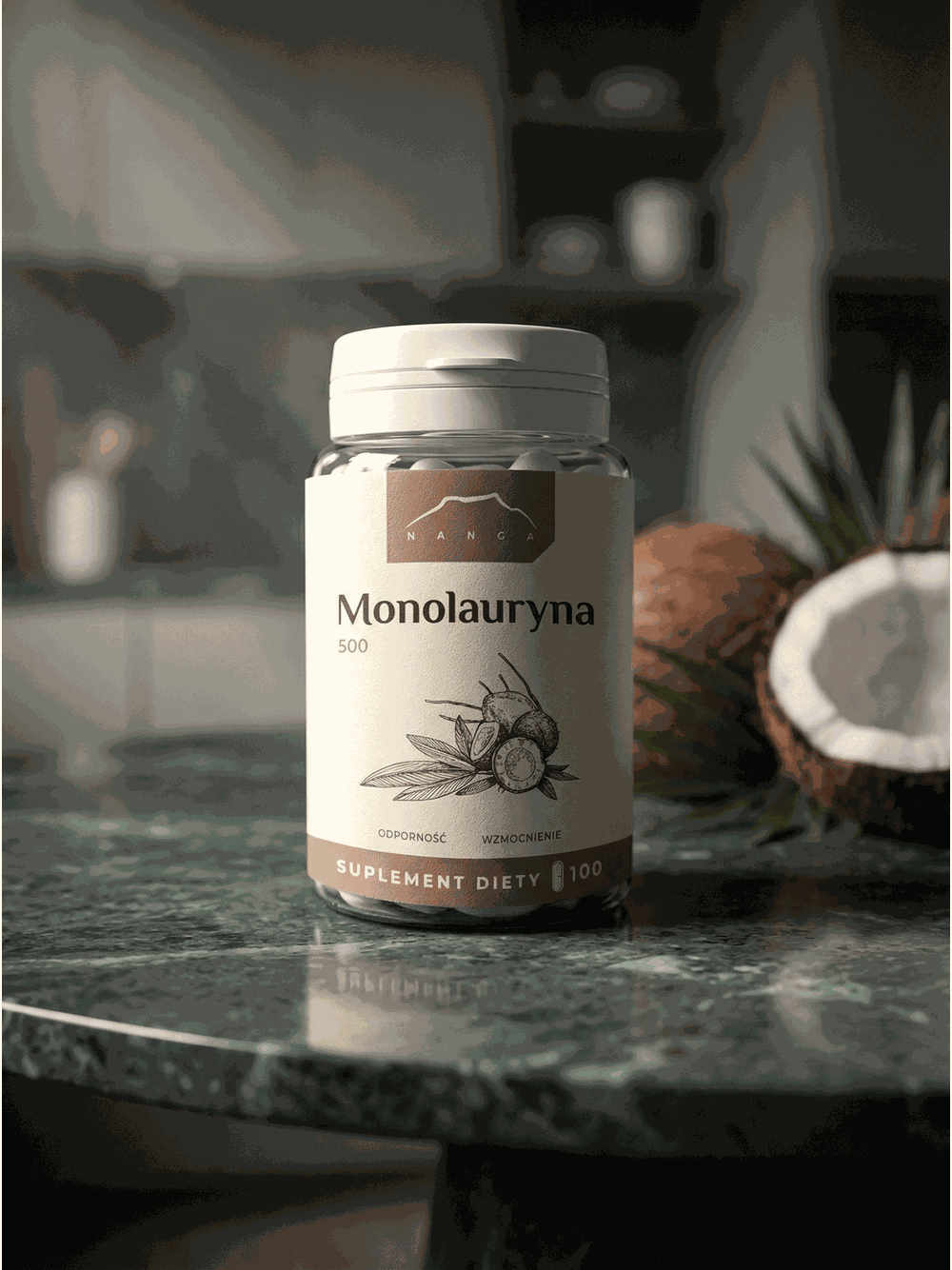 Monolauryna 100 kapsułek x 500 mg