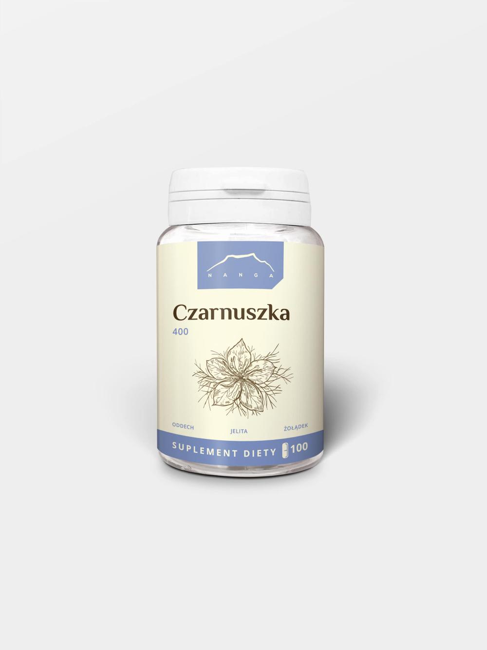 Czarnuszka ekstrakt 100 kapsułek x 400 mg