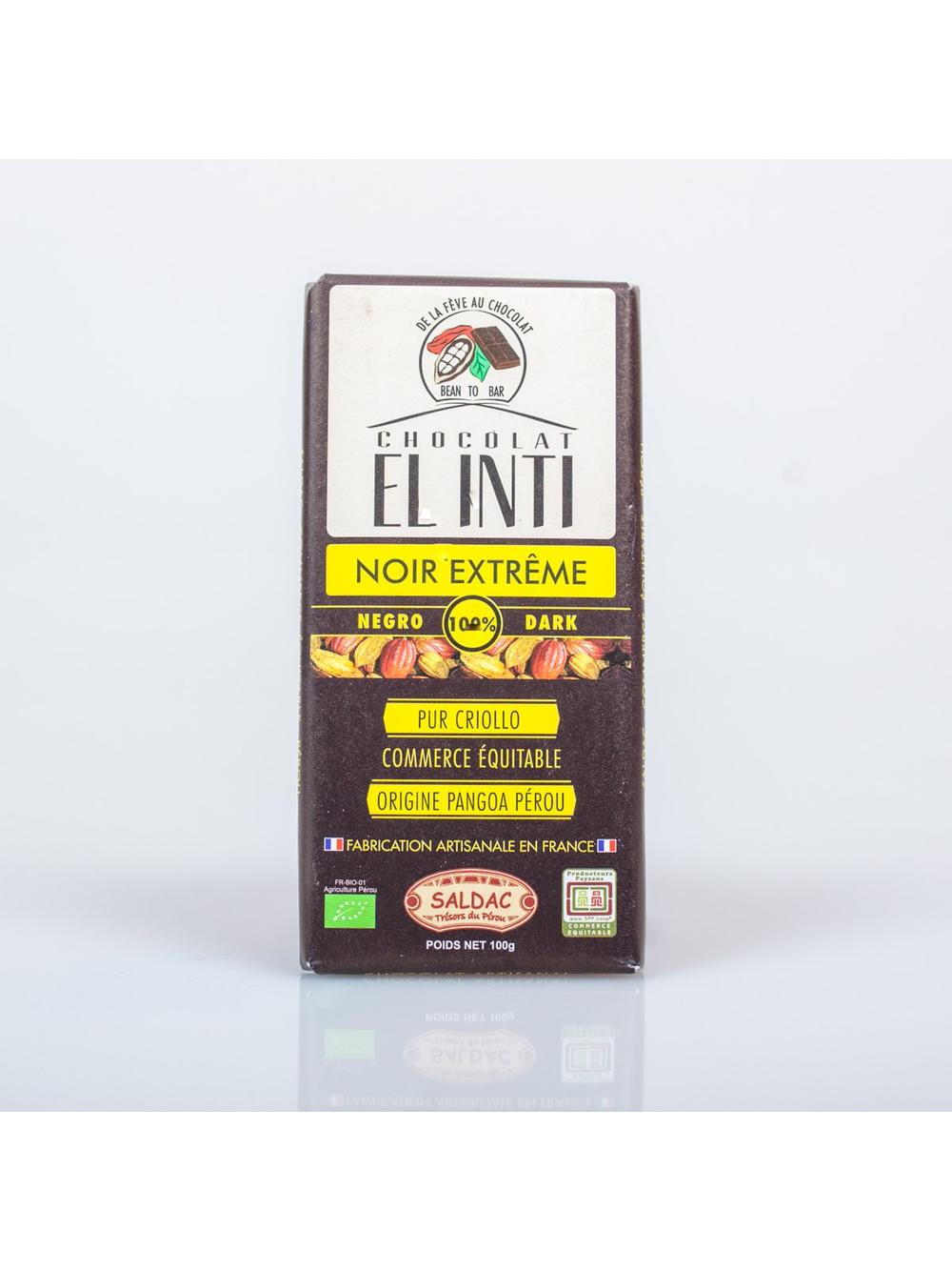 Czekolada El Inti Extreme 100% kakao Criollo Bio