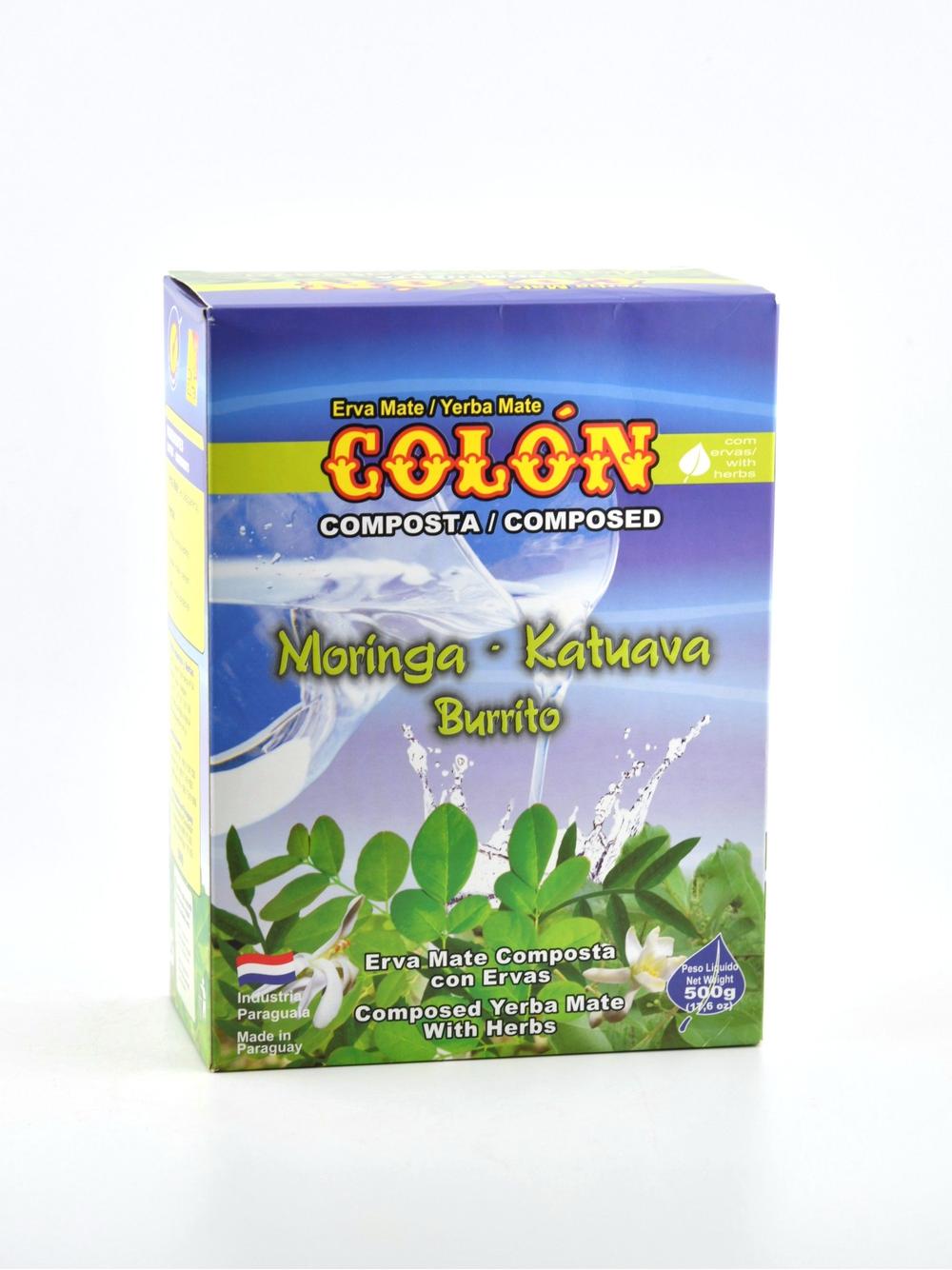 Yerba Mate Colon Moringa Katuava Burrito