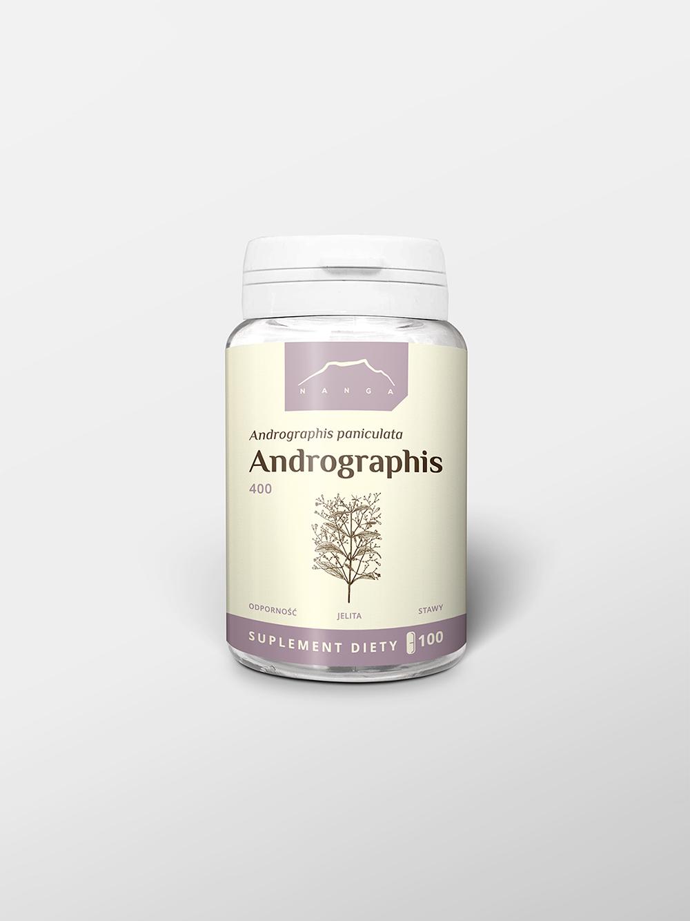 Andrographis 10% ekstrakt kapsułki x 400 mg