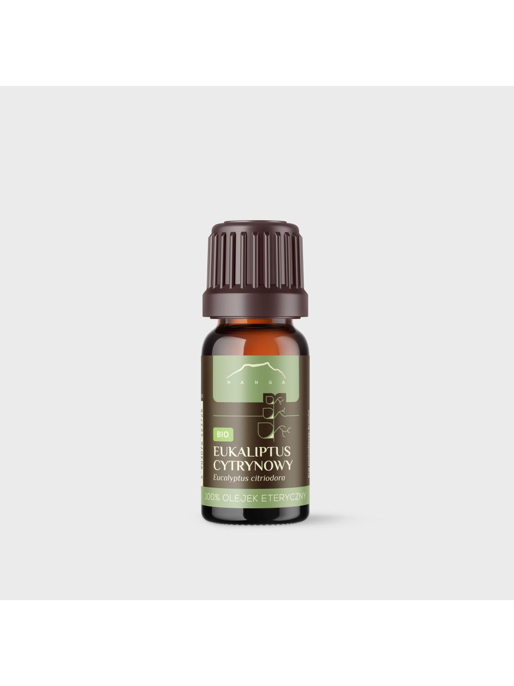 Olejek z eukaliptusa cytrynowego BIO 100% eteryczny Nanga