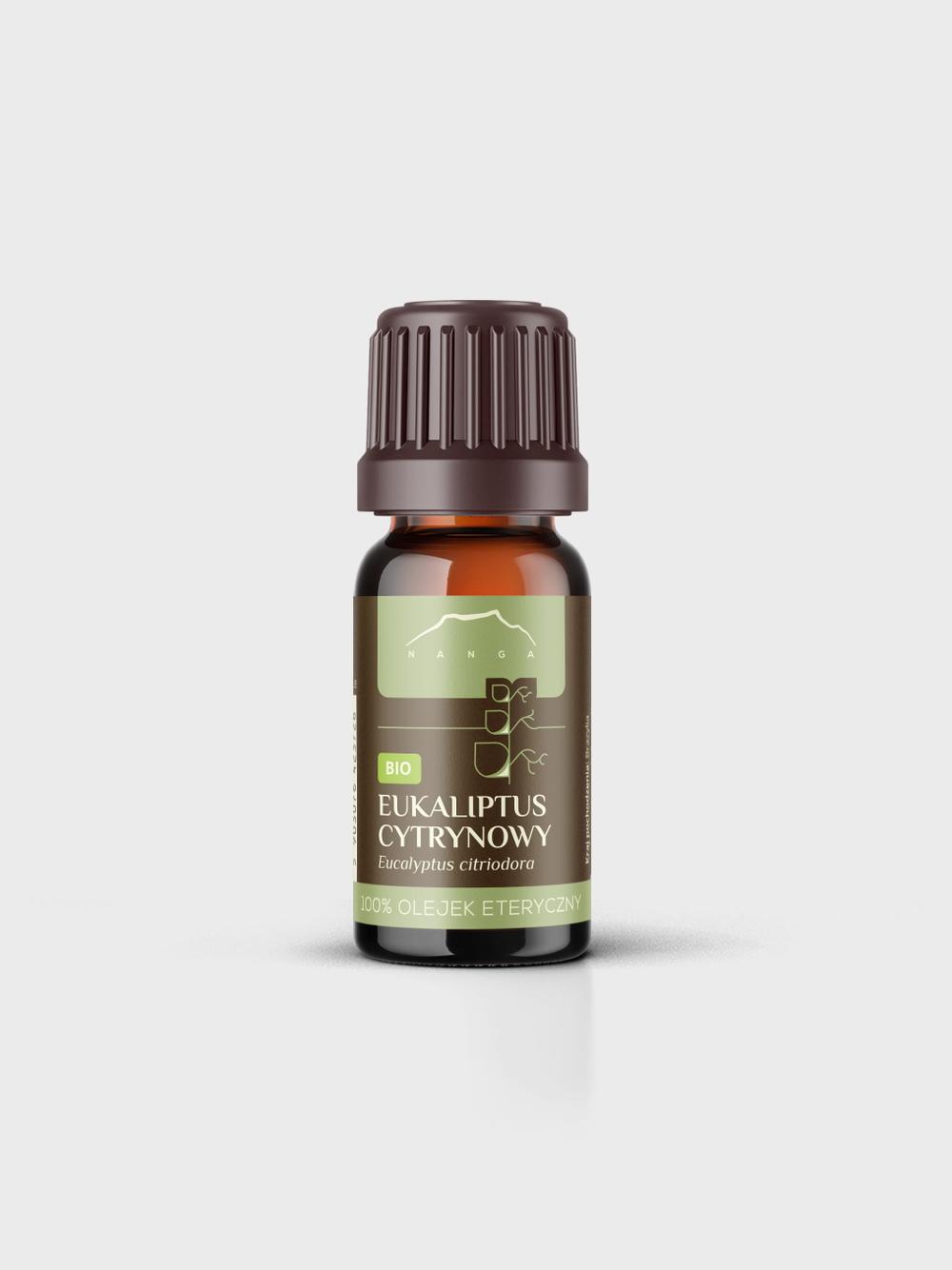 Olejek z eukaliptusa cytrynowego BIO 100% eteryczny Nanga