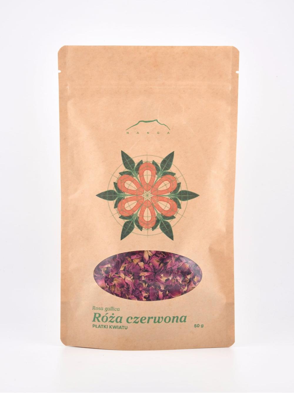 Róża czerwona płatki kwiatu