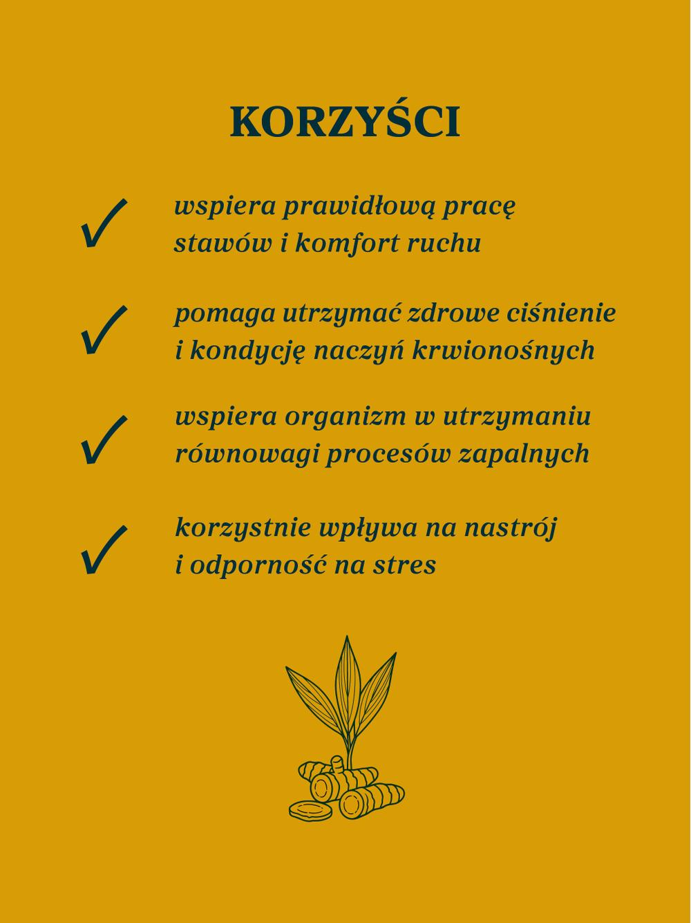 Kurkumina z piperyną ekstrakt 100 kapsułek x 500 mg