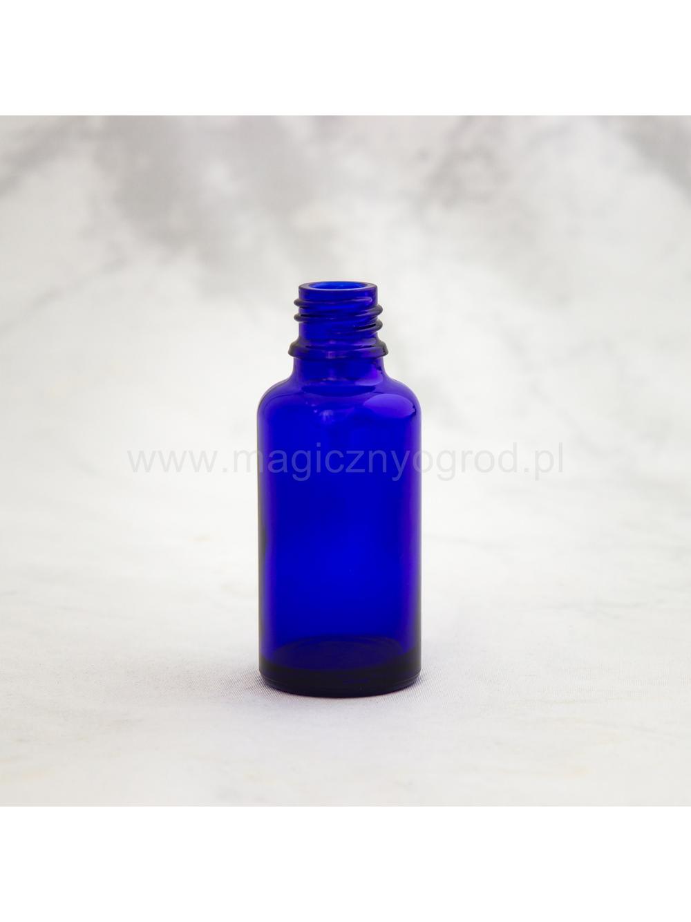Butelka z niebieskiego szkła 10ml - 100ml  gwint 18mm