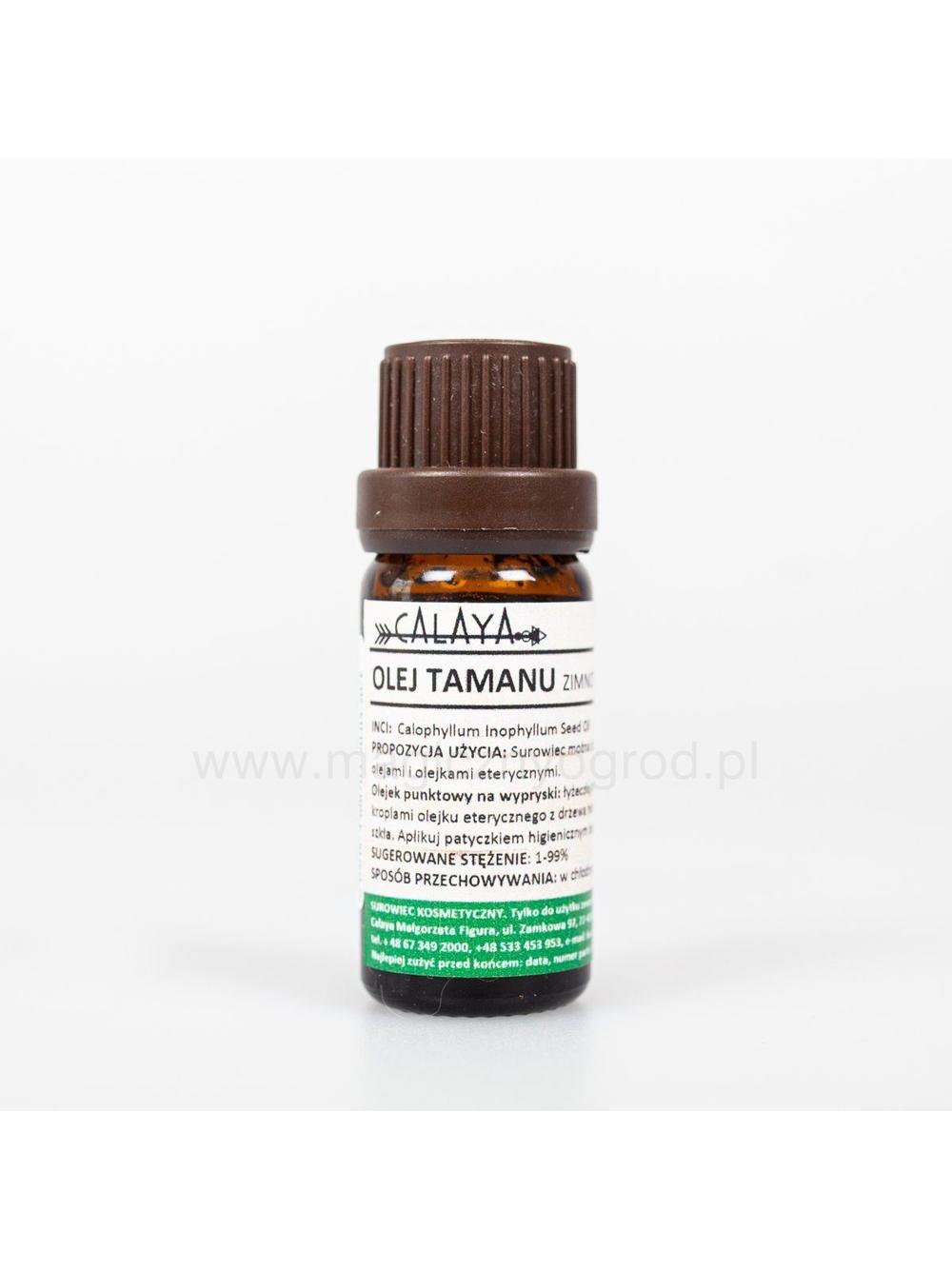 Olej Tamanu zimnotłoczony ekologiczny 10ml