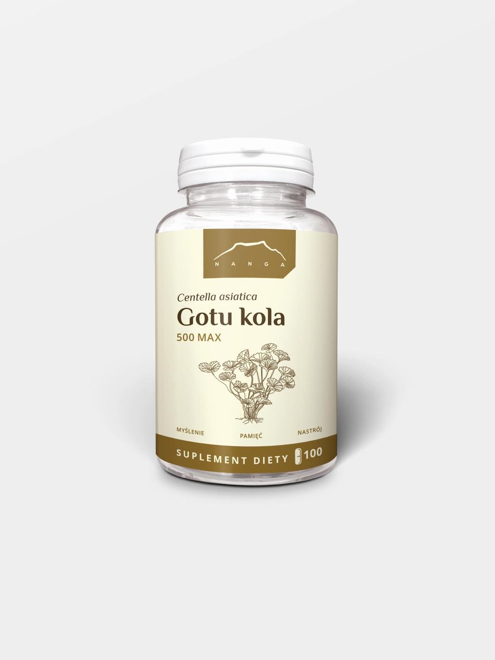 Gotu kola max 100 kapsułek x 500 mg