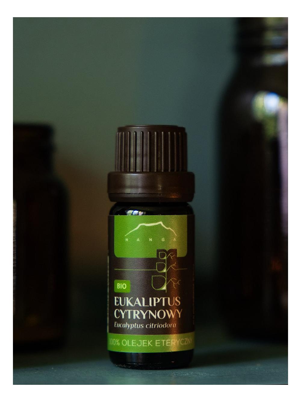 Olejek z eukaliptusa cytrynowego BIO 100% eteryczny Nanga