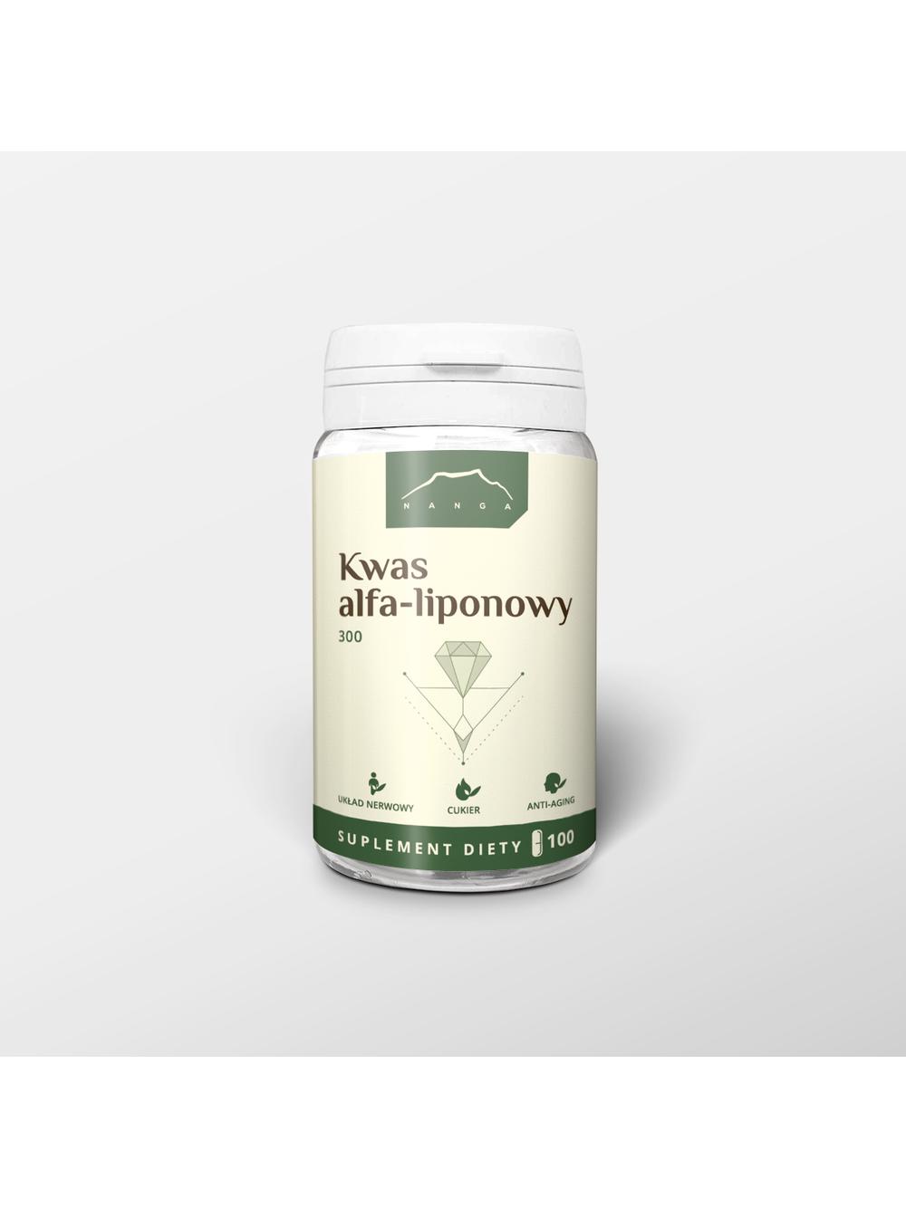Kwas alfa-liponowy 100 kapsułek x 300mg