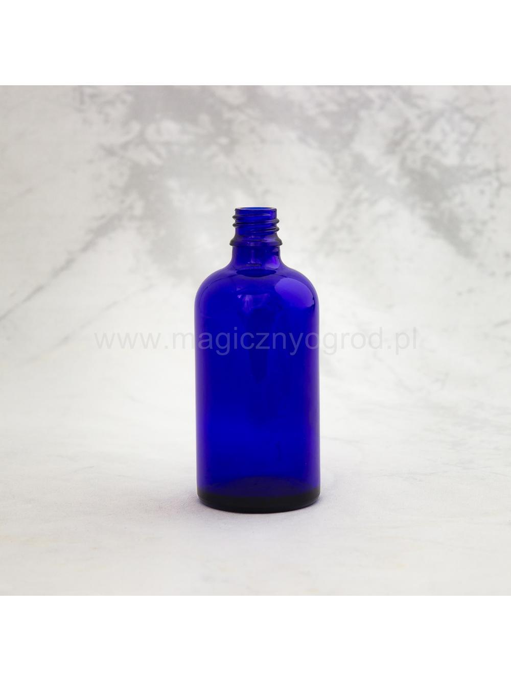 Butelka z niebieskiego szkła 10ml - 100ml  gwint 18mm
