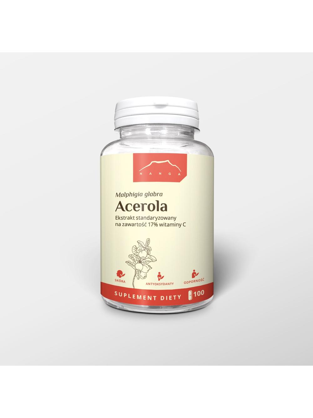 Acerola ekstrakt 100 kapsułek x 500mg