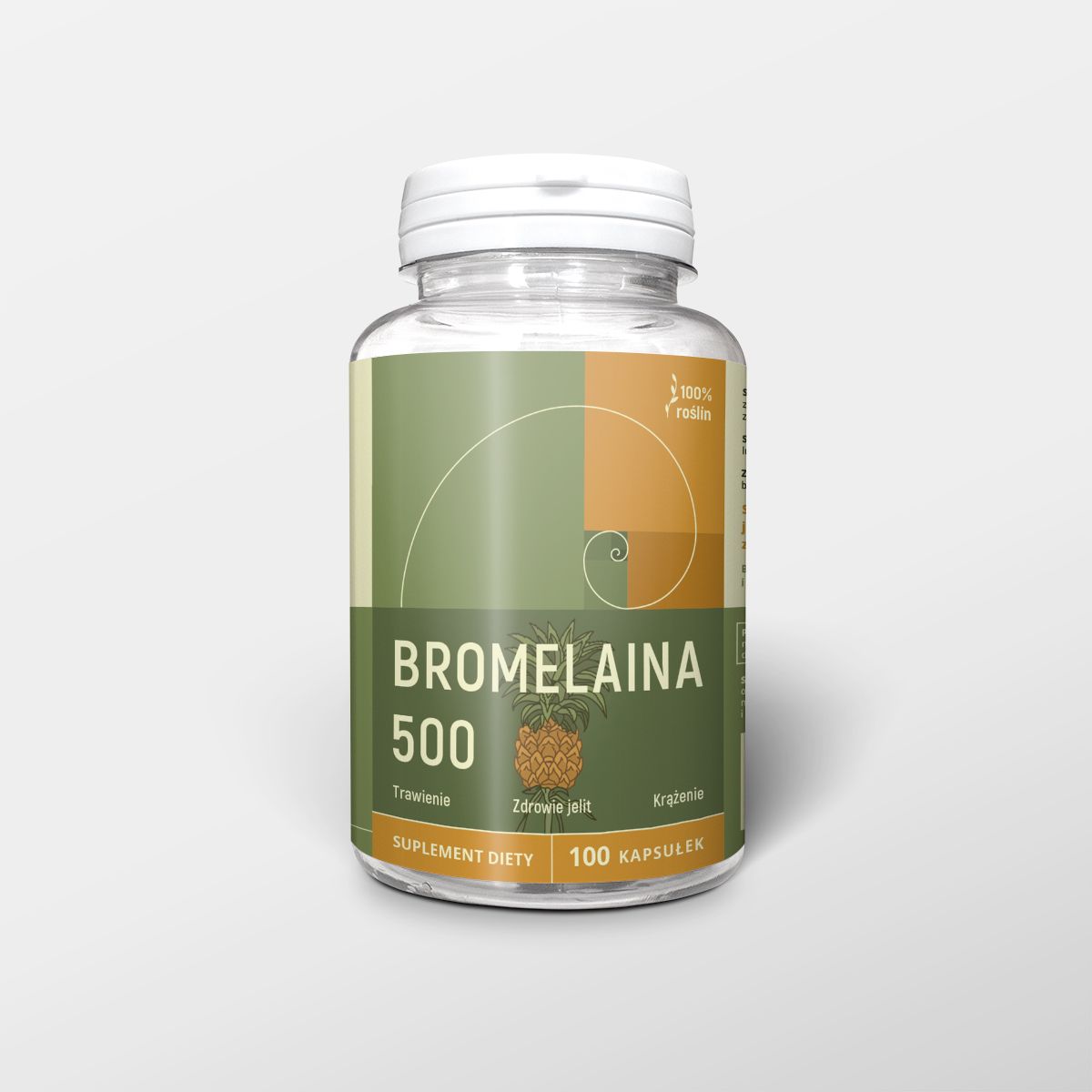 Bromelaina 100 kapsułek x 500 mg