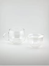 Kubek szklany z zaparzaczem  015-0107