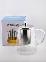 Czajnik szklany z metalowym zaparzaczem 750 ml 889-0406