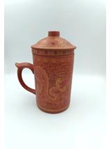 Kubek ceramiczny  z zaparzaczem Chiński smok