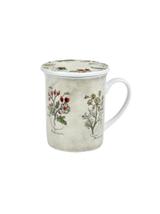 Kubek porcelanowy z zaparzaczem Botanica 250 ml