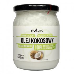 Olej kokosowy nierafinowany NUTURA 500ml