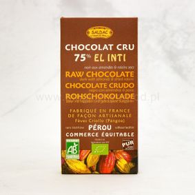 Czekolada ciemna 75% kakao Criollo z migdałami i rodzynkami