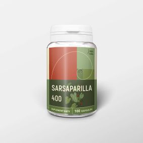 Sarsaparilla 100 kapsułek x 400 mg