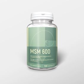 MSM z witaminą C 100 kapsułek x 600 mg