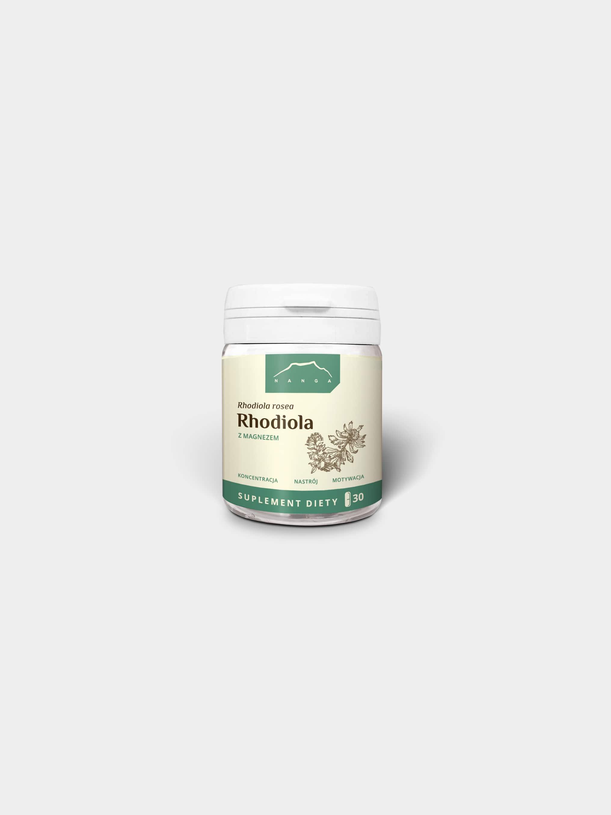 Rhodiola z magnezem kapsułki x 550 mg | MagicznyOgród